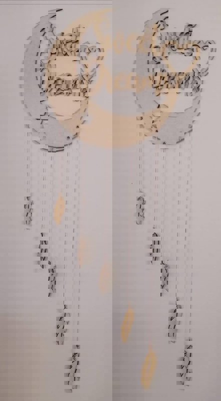 طرح دکور دیواری رویاهای شیرین مناسب برای استفاده در دستگاه های cnc چوب و cnc لیزر - laser cut sweet dreams wall decor