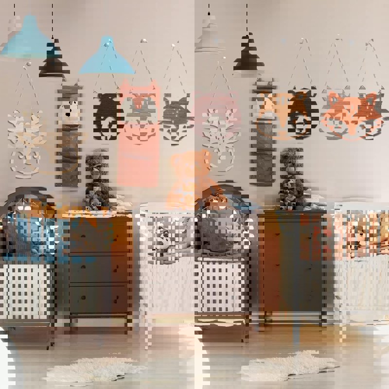 طرح تزئینات دیواری چوبی حیوانات جنگلی مناسب برای استفاده در دستگاه های cnc چوب و cnc لیزر - laser cut wooden forest animals wall decoration