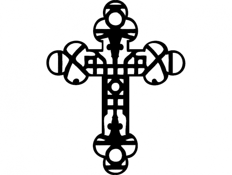 طرح ضربدری ۳۳ مناسب برای استفاده در دستگاه های cnc چوب و cnc لیزر - cross 33 dxf file