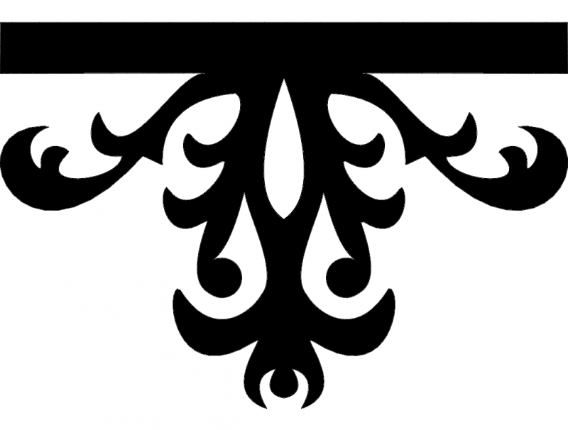 طرح اورن ۵۵ ۰ مناسب برای استفاده در دستگاه های cnc چوب و cnc لیزر - design orn 55 0 dxf file