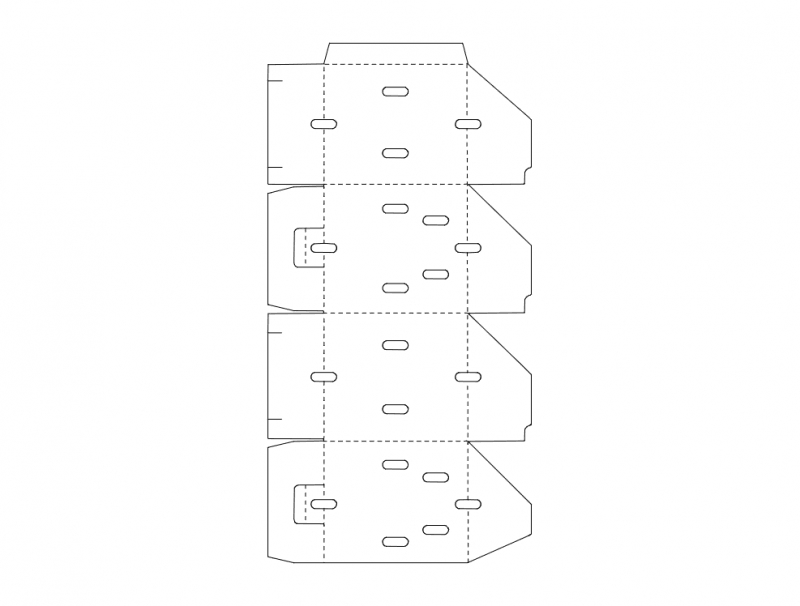 طرح فایل وکتور طرح بسته بندی مناسب برای استفاده در دستگاه های cnc چوب و cnc لیزر - packaging design vector dxf file