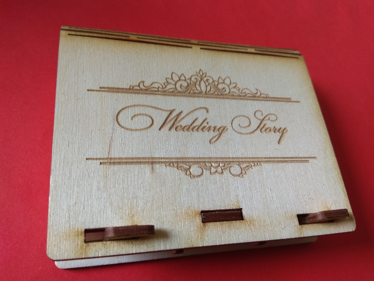 طرح عروسی با جعبه چوبی مناسب برای استفاده در دستگاه های cnc چوب و cnc لیزر - wooden box wedding cdr file