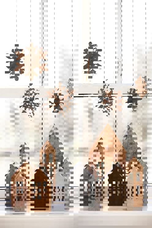 طرح فانوس مینیاتوری مخصوص خانه مناسب برای استفاده در دستگاه های cnc چوب و cnc لیزر - laser cut miniature house lantern cdr file