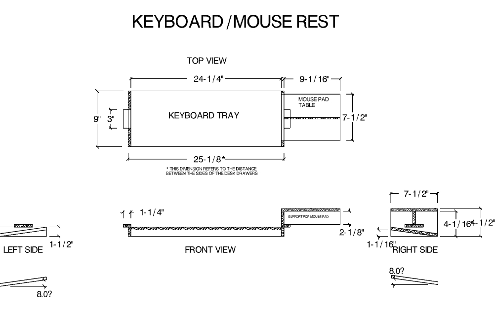طرح سینی کامپیوتر مناسب برای استفاده در دستگاه های cnc چوب و cnc لیزر - computer tray dxf file