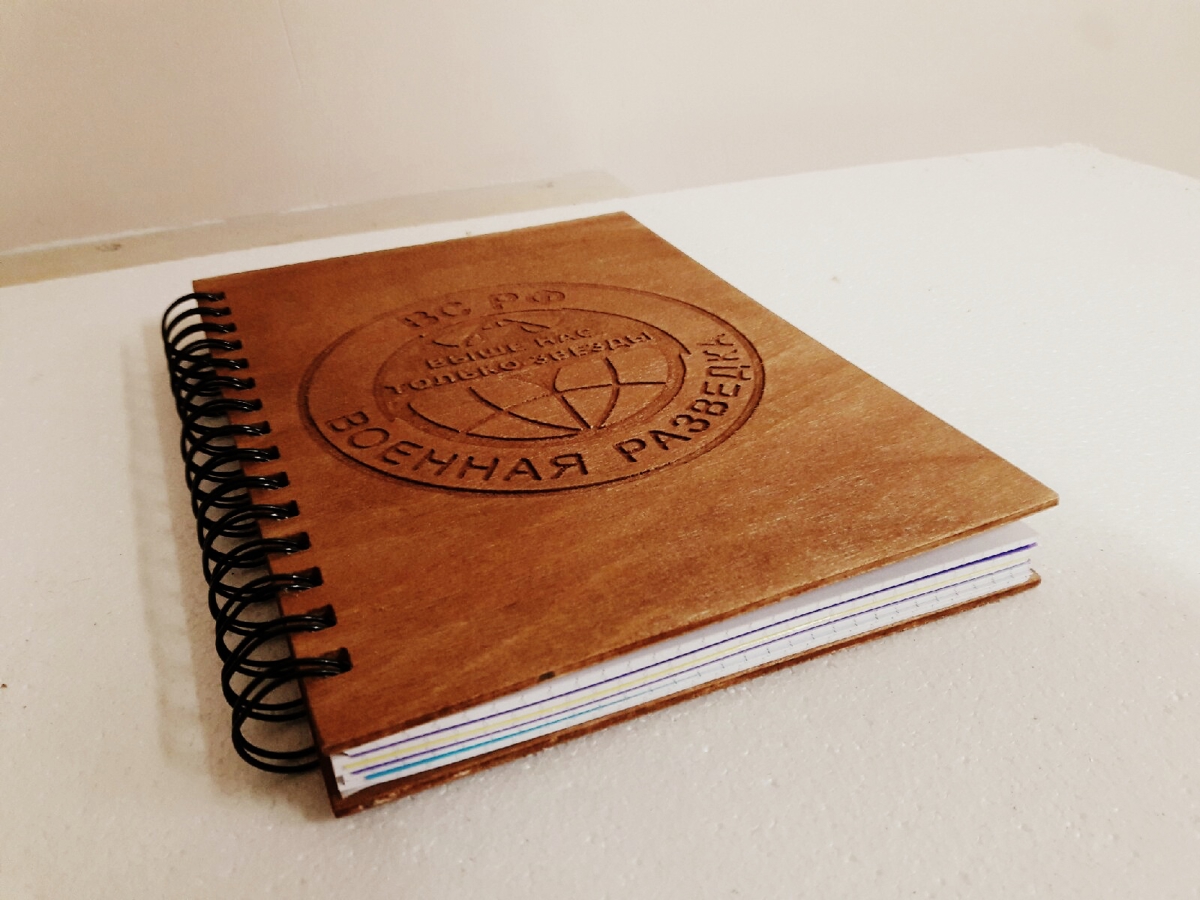 طرح دفترچه یادداشت مناسب برای استفاده در دستگاه های cnc چوب و cnc لیزر - laser cut notebook dxf file