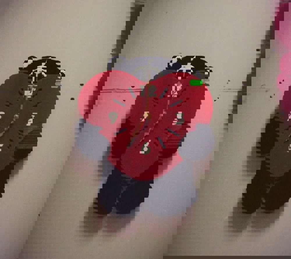 طرح ساعت دیواری طرح خرس عروسکی مناسب برای استفاده در دستگاه های cnc چوب و cnc لیزر - laser cut teddy bear wall clock decoration cdr file