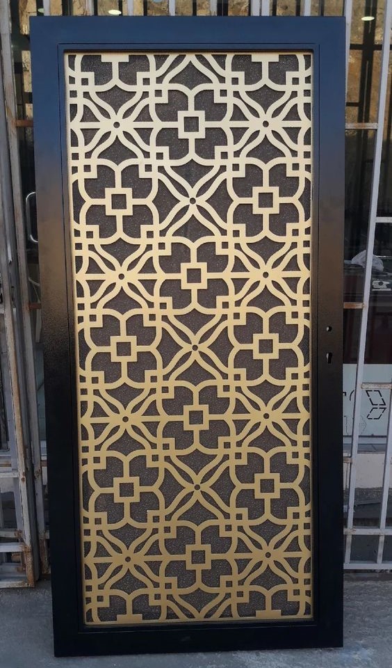 طرح و الگوی درب تزئینی مناسب برای استفاده در دستگاه های cnc چوب و cnc لیزر - laser cut decorative door pattern svg file