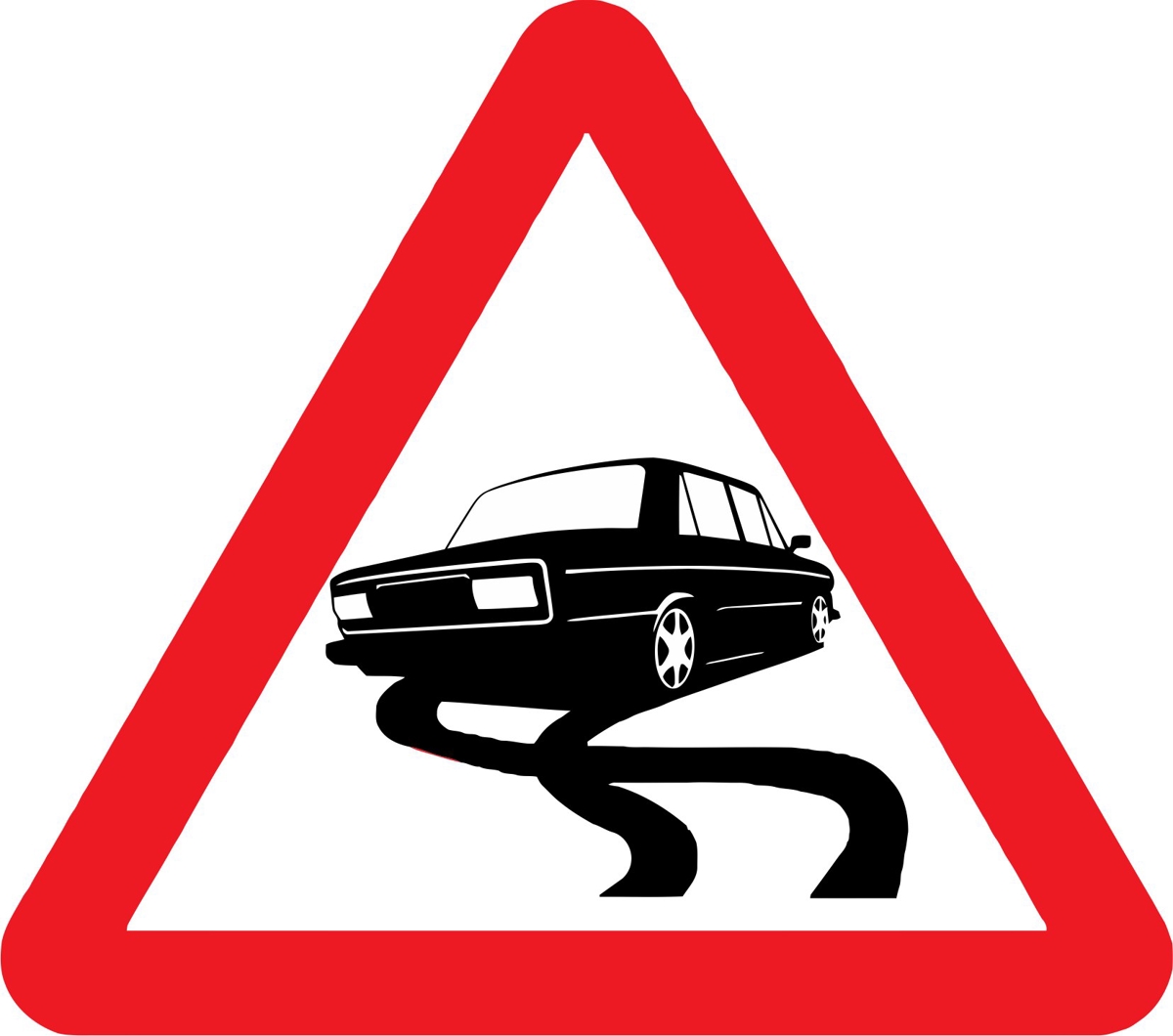 طرح فایل وکتور تابلوی جاده دریفت مناسب برای استفاده در دستگاه های cnc چوب و cnc لیزر - drift road sign vector cdr file