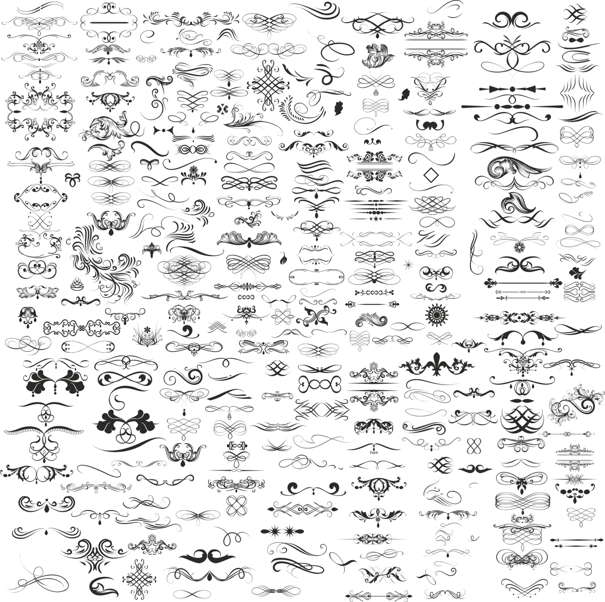 طرح مجموعه وکتور تزئینات مناسب برای استفاده در دستگاه های cnc چوب و cnc لیزر - ornament vector pack cdr file