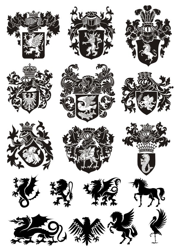 طرح جرالدیک مناسب برای استفاده در دستگاه های cnc چوب و cnc لیزر - geraldic cdr file