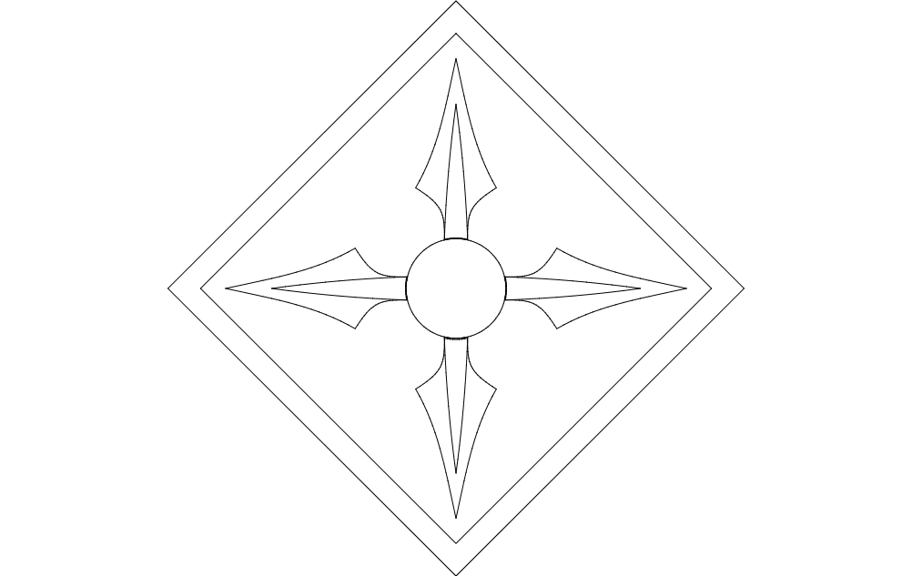 طرح با فرمت ۷۷ اینچ مناسب برای استفاده در دستگاه های cnc چوب و cnc لیزر - 77 av dxf file