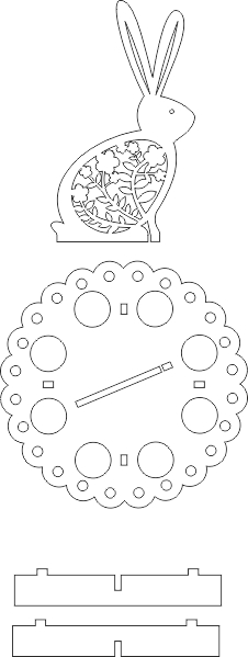 طرح جا تخم مرغی مناسب برای استفاده در دستگاه های cnc چوب و cnc لیزر - egg stand cdr file