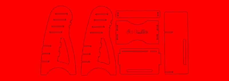 طرح با فرمت 5e1gq8ol1 مناسب برای استفاده در دستگاه های cnc چوب و cnc لیزر - 5e1gq8ol1 dxf file