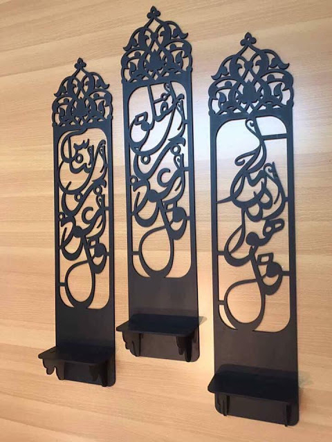 طرح المعزات مناسب برای استفاده در دستگاه های cnc چوب و cnc لیزر - al maozat dxf file