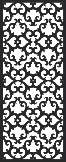 طرح الگوی منبت کاری شده وکتوری مناسب برای استفاده در دستگاه های cnc چوب و cnc لیزر - vectorized fretwork pattern cdr file