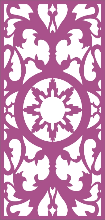 طرح وکتور پنل مناسب برای استفاده در دستگاه های cnc چوب و cnc لیزر - laser cut panel pattern vector cdr file