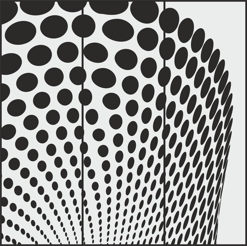 طرح سندبلاست ۲۱۶۷ مناسب برای استفاده در دستگاه های cnc چوب و cnc لیزر - sandblast pattern 2167 cdr file