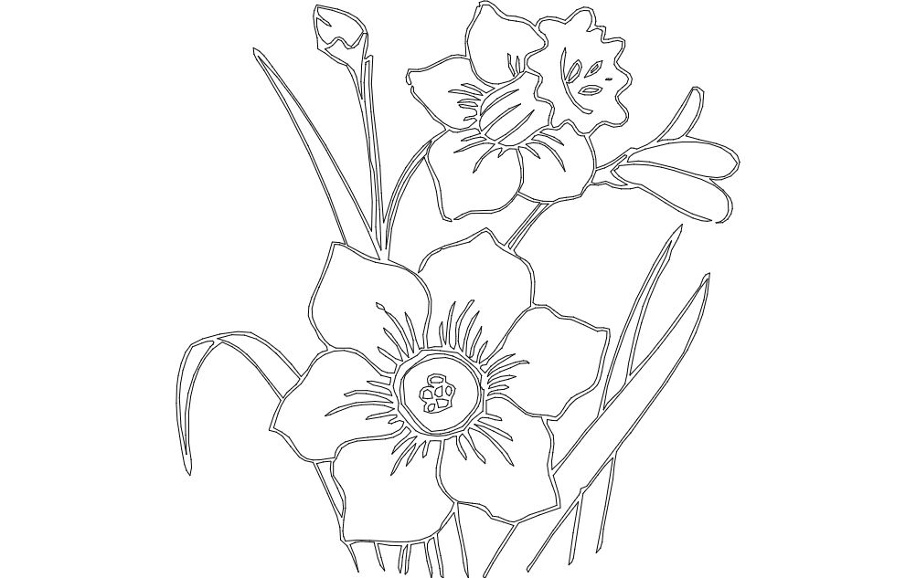 طرح داف مناسب برای استفاده در دستگاه های cnc چوب و cnc لیزر - daf dxf file