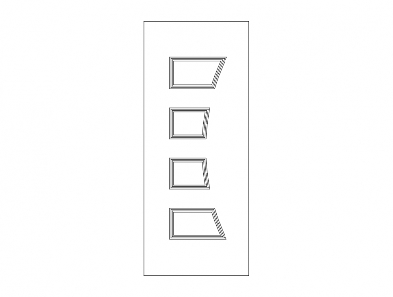طرح کد s برای oda kap مناسب برای استفاده در دستگاه های cnc چوب و cnc لیزر - oda kap s dxf file
