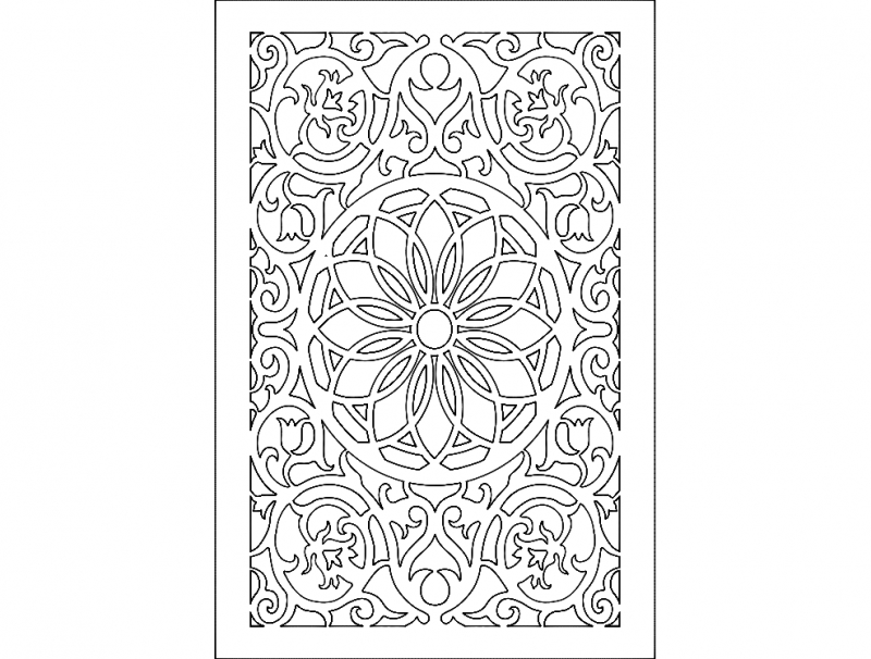 طرح جداکننده ۲ مناسب برای استفاده در دستگاه های cnc چوب و cnc لیزر - seperator 2 dxf file