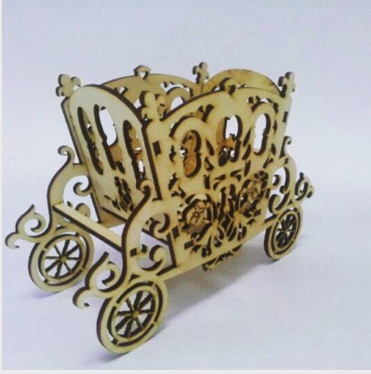 طرح پازل سه بعدی کارتا مناسب برای استفاده در دستگاه های cnc چوب و cnc لیزر - kareta 3d puzzle cdr file