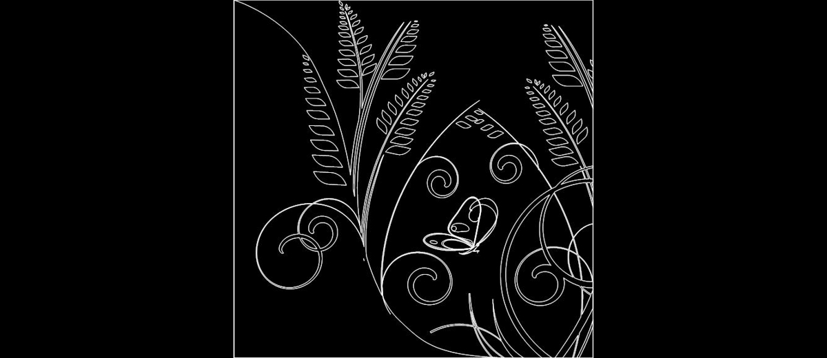 طرح 0072 مناسب برای استفاده در دستگاه های cnc چوب و cnc لیزر - design 0072 dxf file