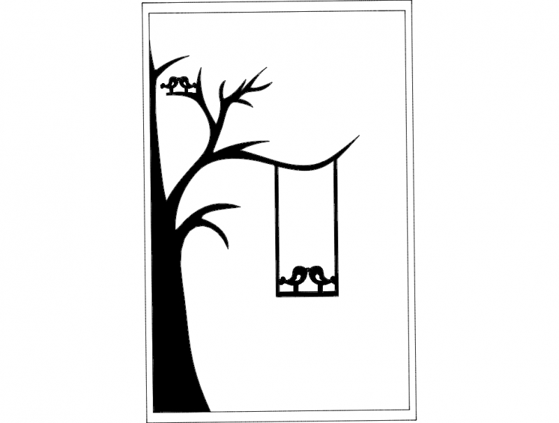 طرح arvore de assinaturas مناسب برای استفاده در دستگاه های cnc چوب و cnc لیزر - arvore de assinaturas dxf file