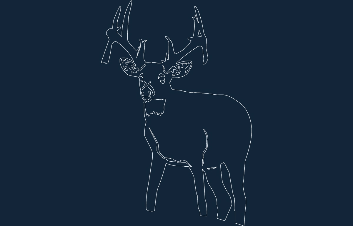 طرح حیوانات ۲ ۲۲ مناسب برای استفاده در دستگاه های cnc چوب و cnc لیزر - animals 2 22 dxf file