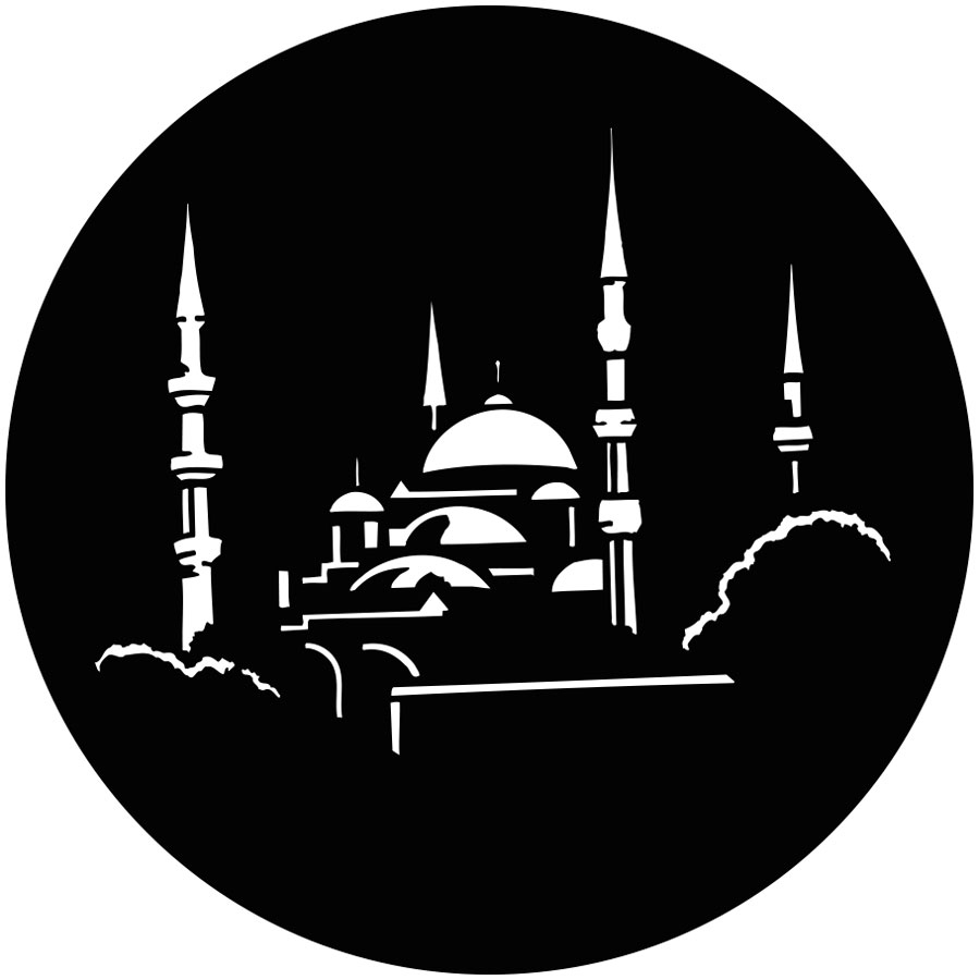 طرح دیوار مسجد با هنر اسلامی مناسب برای استفاده در دستگاه های cnc چوب و cnc لیزر - laser cut islamic wall art mosque cdr file