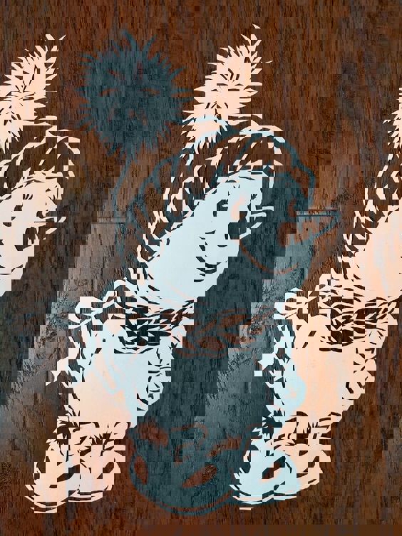 طرح آدم برفی تزیین پنجره کریسمس مناسب برای استفاده در دستگاه های cnc چوب و cnc لیزر - laser cut snowman christmas window decoration dxf file