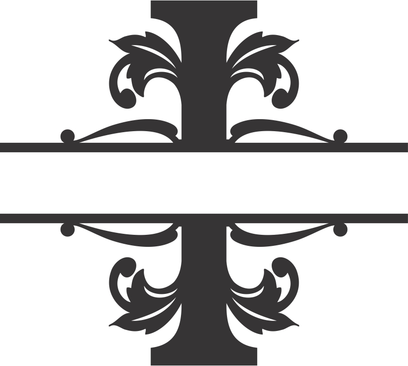 طرح فونت رگال اسپلیت مناسب برای استفاده در دستگاه های cnc چوب و cnc لیزر - regal split font i dxf file