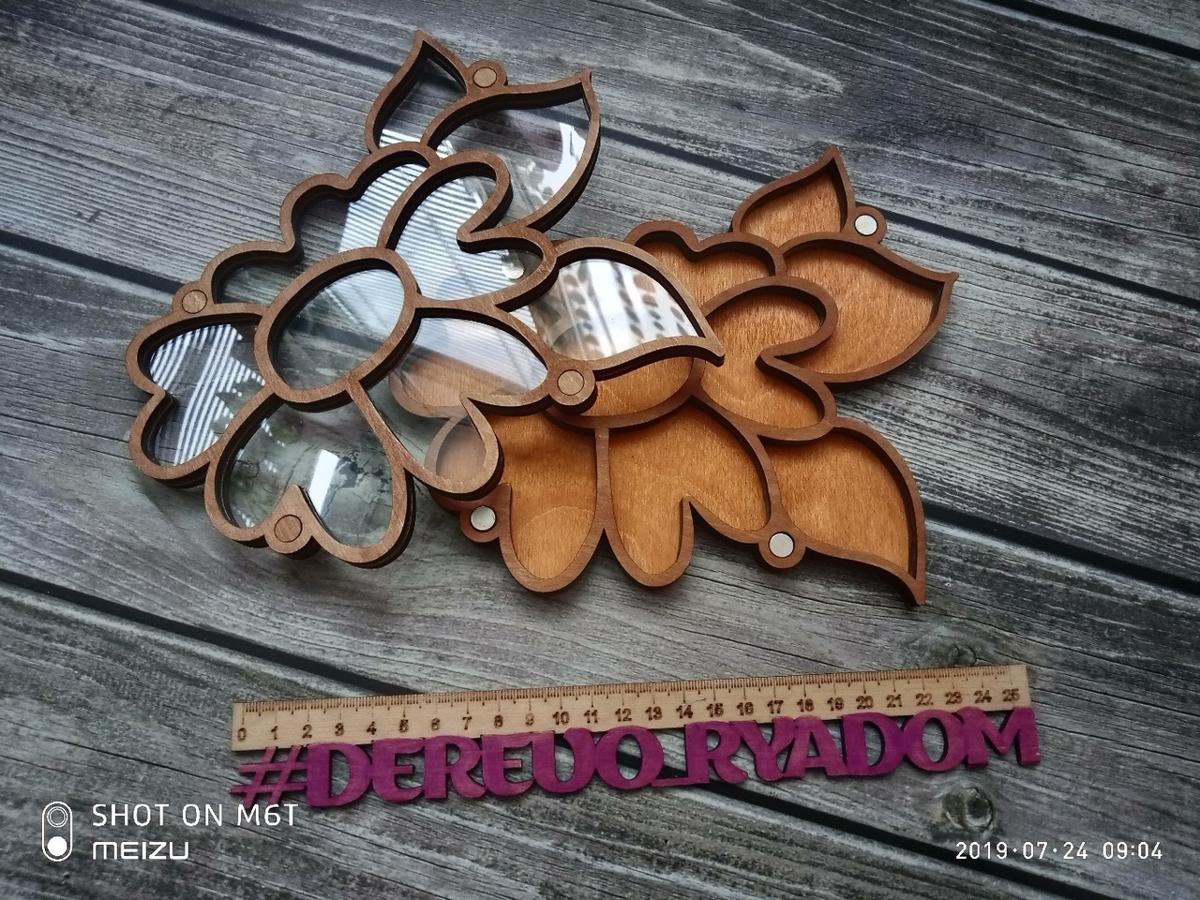 طرح سینی مرتب سازی مهره های چوبی با پوشش، جعبه نگهداری مهره، مناسب برای استفاده در دستگاه های cnc چوب و cnc لیزر - laser cut wooden bead sorting tray with cover bead organizer bead storage box cdr file