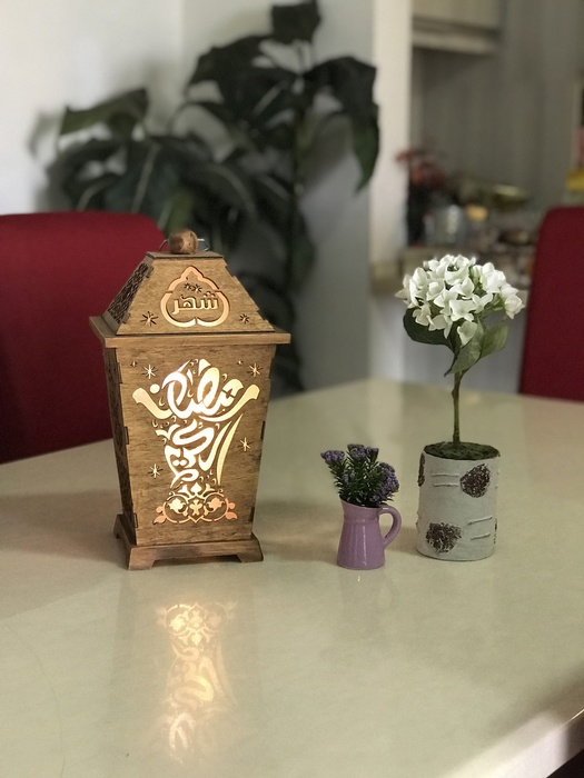 طرح فانوس چوبی ماه رمضان ، هدایای ماه رمضان، فانوس هدایای ماه رمضان کریم مناسب برای استفاده در دستگاه های cnc چوب و cnc لیزر - laser cut wooden ramadan lantern ramadan gifts lantern ramadan kareem gifts cdr file