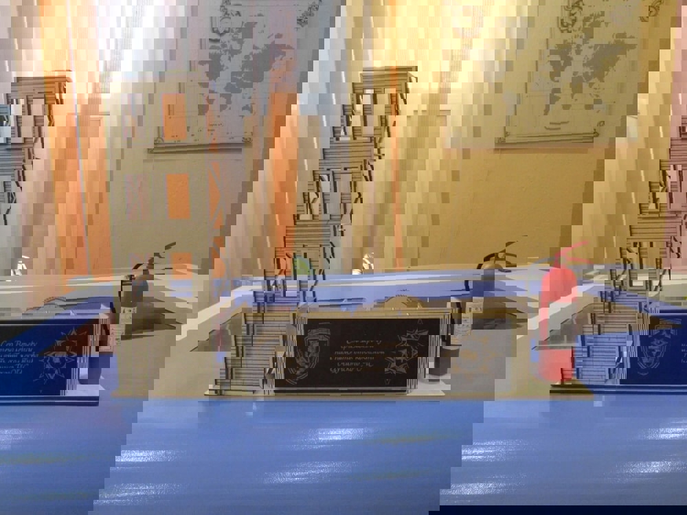 طرح جایزه آتش نشان مناسب برای استفاده در دستگاه های cnc چوب و cnc لیزر - laser cut firefighter award cdr file