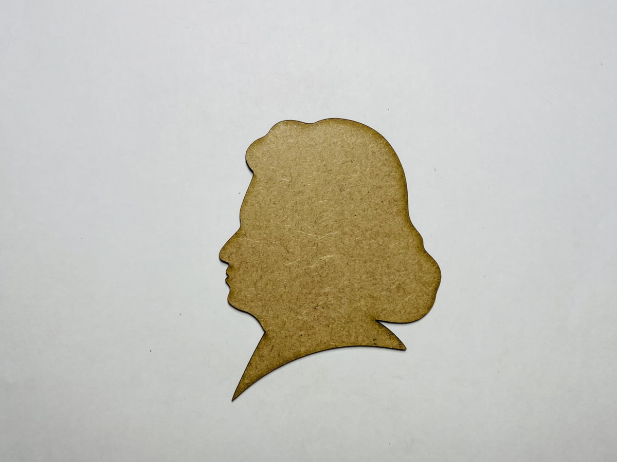طرح بتهوون چوبی ناتمام مناسب برای استفاده در دستگاه های cnc چوب و cnc لیزر - laser cut unfinished wooden beethoven cutout cdr file