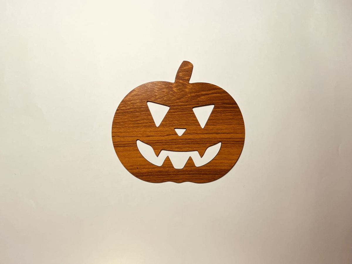 طرح کدو تنبل چوبی ناتمام مخصوص هالووین مناسب برای استفاده در دستگاه های cnc چوب و cnc لیزر - laser cut halloween unfinished wooden pumpkin craft cutout cdr file