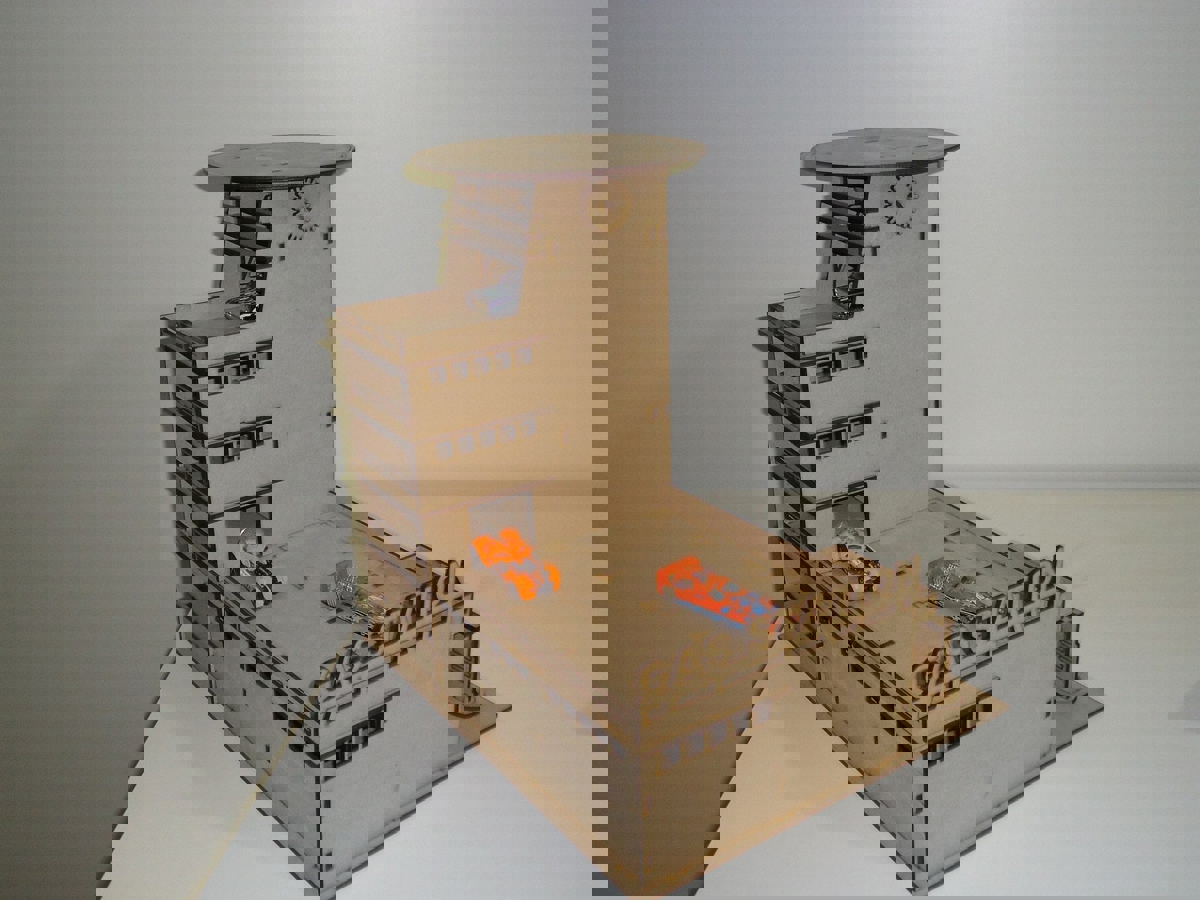 طرح فایل سی دی آر mini posto 3mm مناسب برای استفاده در دستگاه های cnc چوب و cnc لیزر - mini posto 3mm lasercut cdr file