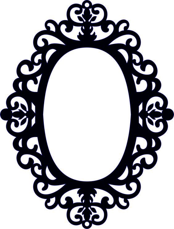 طرح قاب‌های آینه مناسب برای استفاده در دستگاه های cnc چوب و cnc لیزر - Design and vector for CNC machine