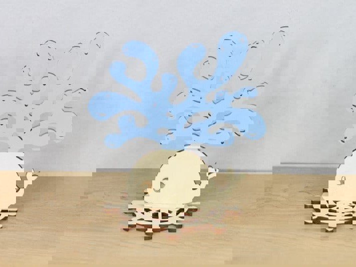 طرح پایه گوشواره طرح نهنگ مناسب برای استفاده در دستگاه های cnc چوب و cnc لیزر - laser cut whale shaped jewelry stand earring holder