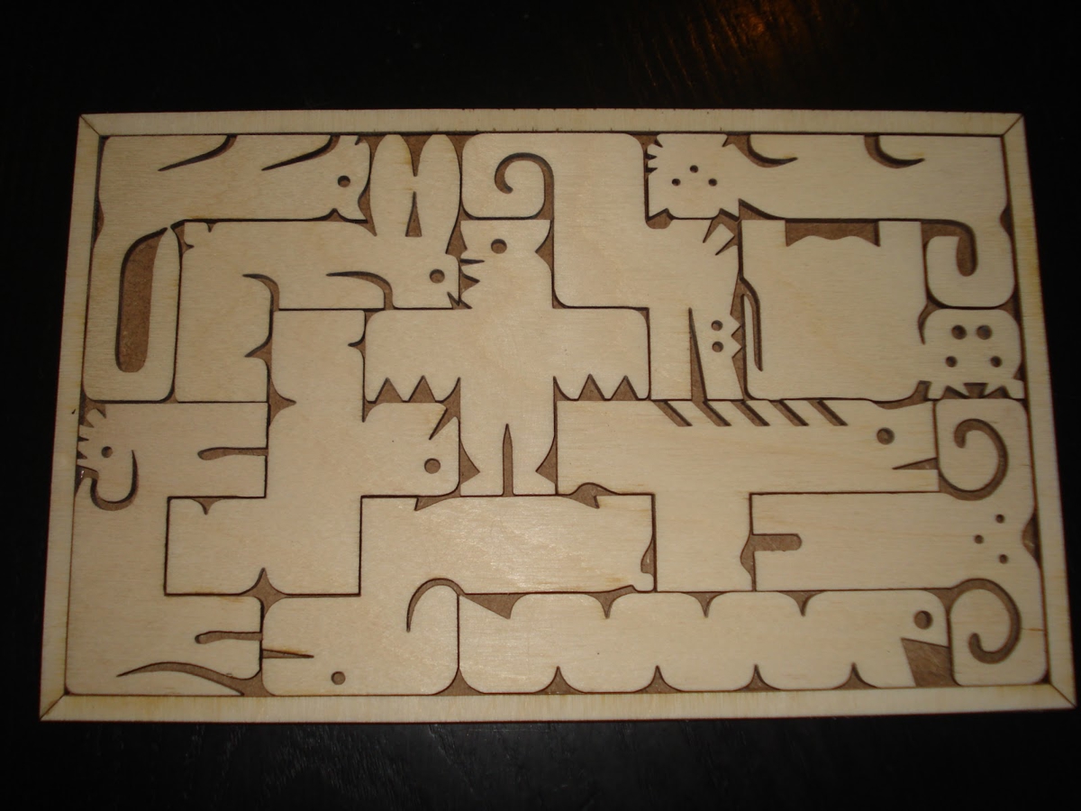 طرح و پازل پنتومینو مناسب برای استفاده در دستگاه های cnc چوب و cnc لیزر - laser cut pentominoes puzzle svg file