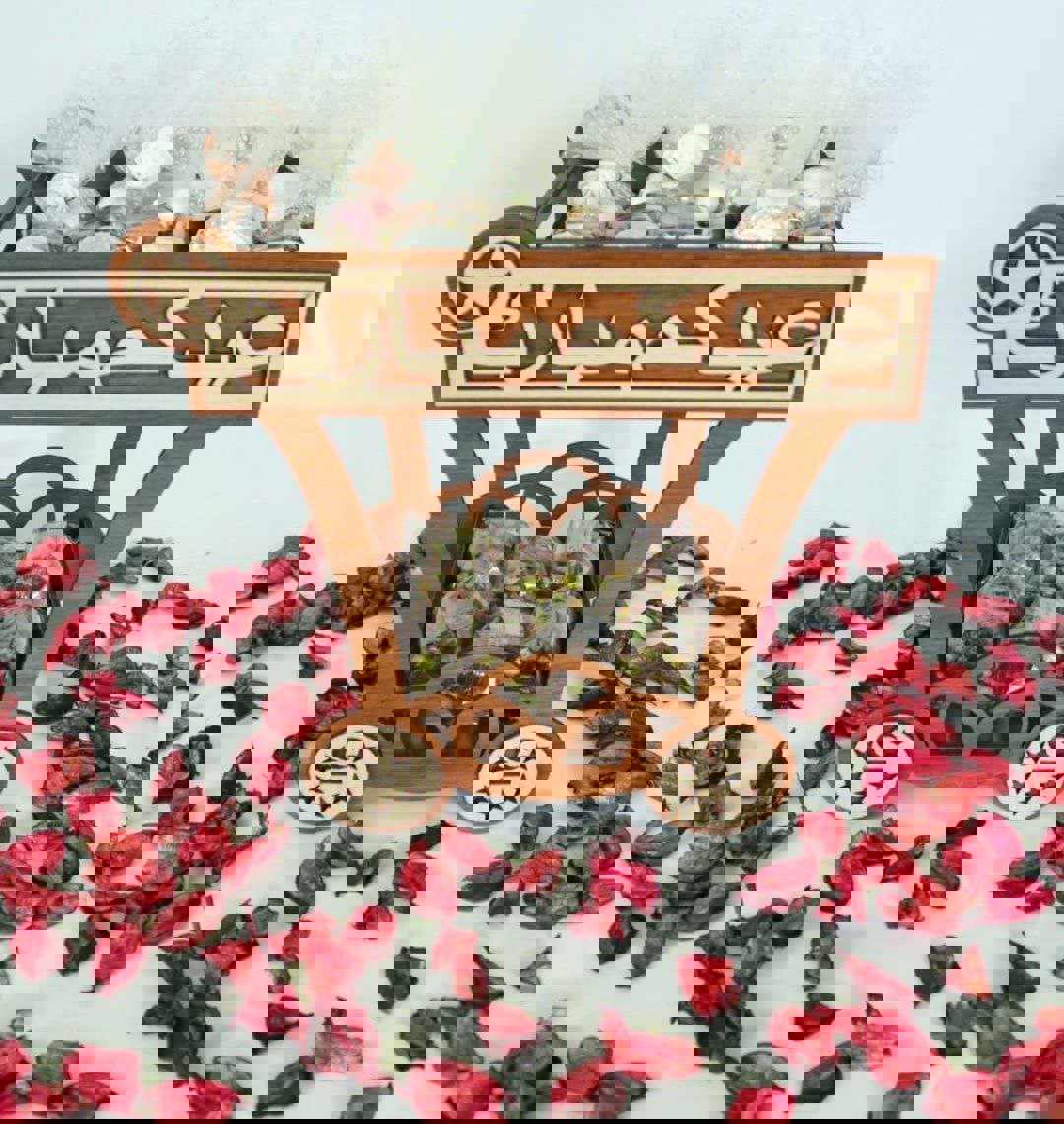 طرح سبد هدیه عید و مناسب برای استفاده در دستگاه های cnc چوب و cnc لیزر - laser cut eid gift basket eid gift cart dxf file