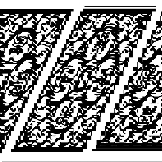 طرح الگوی جالی مناسب برای استفاده در دستگاه های cnc چوب و cnc لیزر - jali pattern svg file