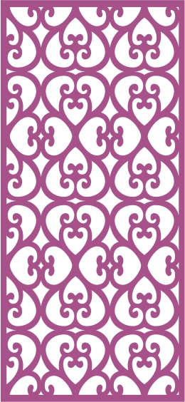 طرح پنل وکتور بدون درز شماره ۲۸۳ مناسب برای استفاده در دستگاه های cnc چوب و cnc لیزر - laser cut vector panel seamless 283 cdr file