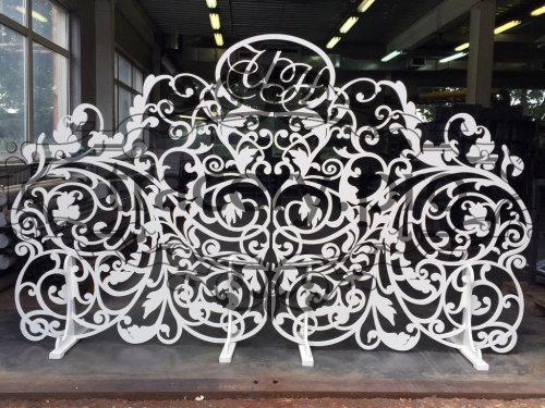 طرح پرده عروسی روکار مناسب برای استفاده در دستگاه های cnc چوب و cnc لیزر - openwork wedding screen cdr file