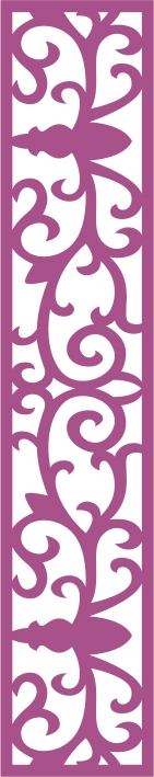 طرح پنل وکتور بدون درز شماره ۲۵۹ مناسب برای استفاده در دستگاه های cnc چوب و cnc لیزر - laser cut vector panel seamless 259 cdr file