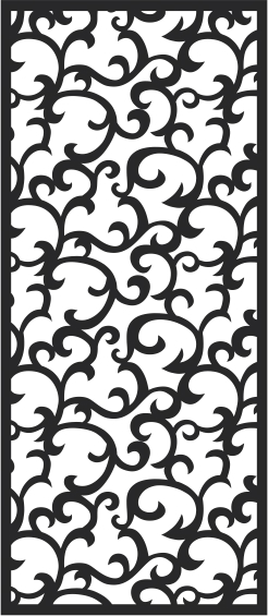 طرح گل بدون درز چرخشی مناسب برای استفاده در دستگاه های cnc چوب و cnc لیزر - seamless swirl floral pattern cdr file
