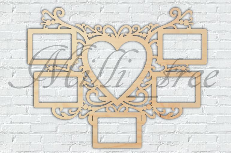 طرح قاب ۹ مناسب برای استفاده در دستگاه های cnc چوب و cnc لیزر - ramka 9 cdr file