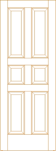 طرح فایل dwg درب داخلی مناسب برای استفاده در دستگاه های cnc چوب و cnc لیزر - interior door dwg file