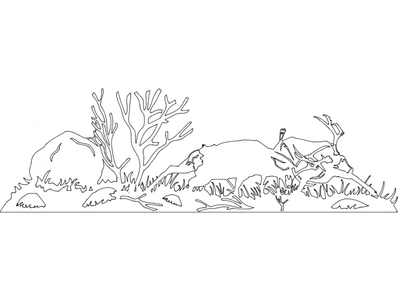 طرح برای سنگفرش ورودی ۱ و ۳ مناسب برای استفاده در دستگاه های cnc چوب و cnc لیزر - driveway toppers 1 3 dxf file