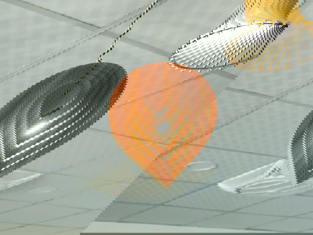 طرح چراغ آویز چوبی مناسب برای استفاده در دستگاه های cnc چوب و cnc لیزر - laser cut wood pendant lamp cdr file